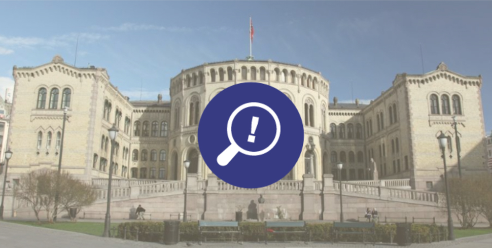 bilde av stortingsbygningen