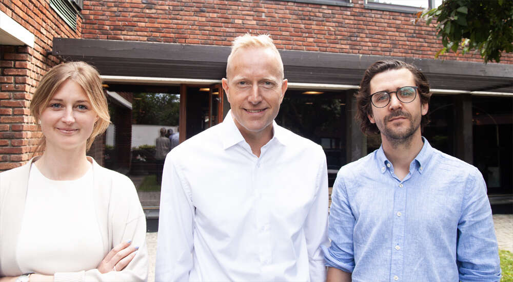 bilde av tre ISF-forskere