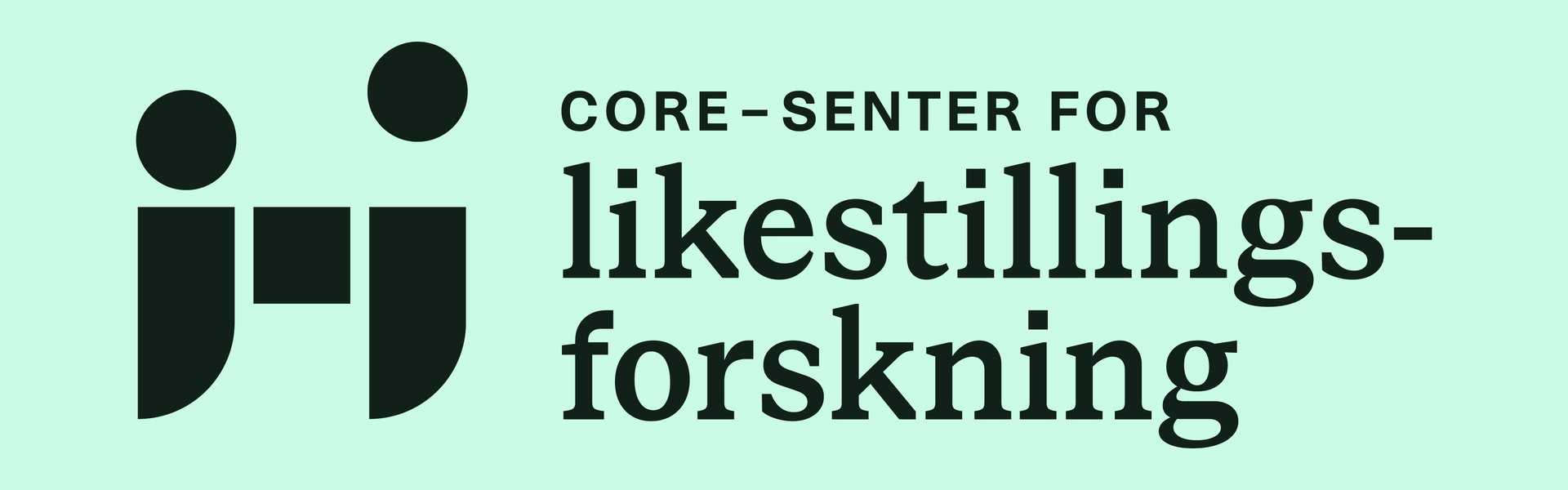 Logo: CORE – Senter for likestillingsforskning