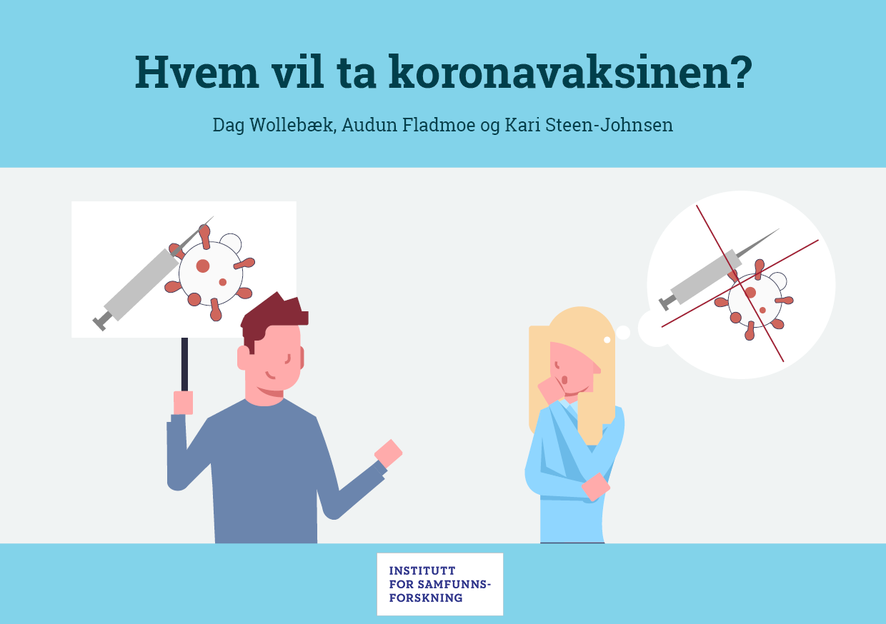 Brosjyre: Hvem vil ta koronavaksinen?